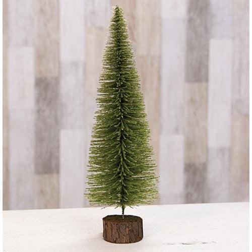 Mossy Bottle Brush Pine Tree 14 - The Fox Decor