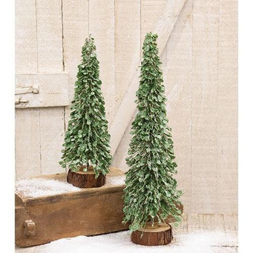 Icy Boxwood Brush Tree 12 - The Fox Decor