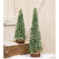 Icy Boxwood Brush Tree 12 - The Fox Decor