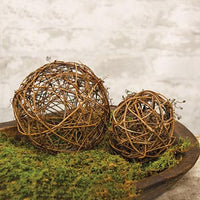 Grapevine Twig Ball 4 - The Fox Decor