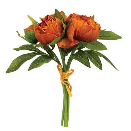 Persimmon Peonies Bundle - The Fox Decor