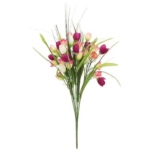 Spring Crocus & Grass Bush - The Fox Decor