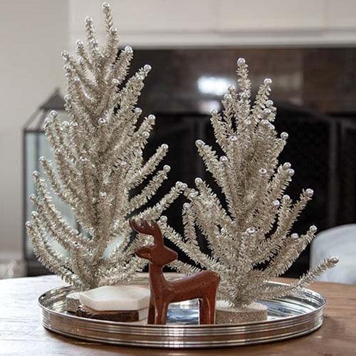Gleaming Celebration Tinsel Tree 18 - The Fox Decor