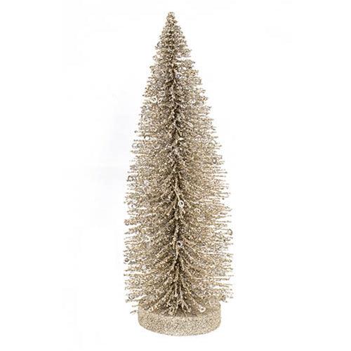 Silver Sparkle Bottle Brush Tree 12