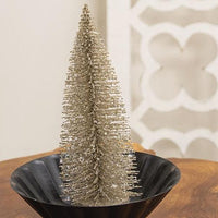 Silver Sparkle Bottle Brush Tree 10 - The Fox Decor