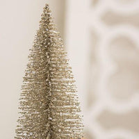 Silver Sparkle Bottle Brush Tree 10 - The Fox Decor