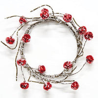 Thumbnail for Snowy Red Jingle Bell Candle Ring 35 - The Fox Decor