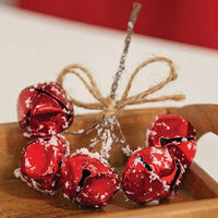 Thumbnail for Snowy Red Mini Jingle Bell Pick 5 - The Fox Decor