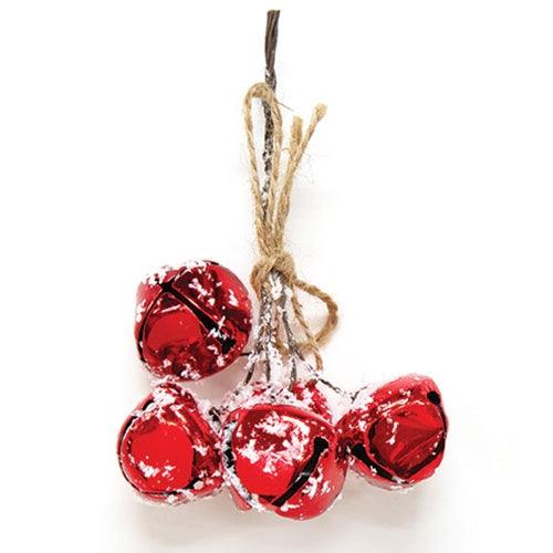 Snowy Red Mini Jingle Bell Pick 5 - The Fox Decor