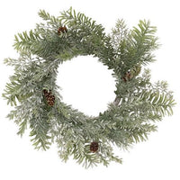 Silver Hemlock Candle Ring 65 - The Fox Decor