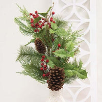 Merry Berry Pine & Holly Spray 31 - The Fox Decor