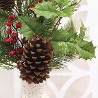 Merry Berry Pine & Holly Spray 31 - The Fox Decor