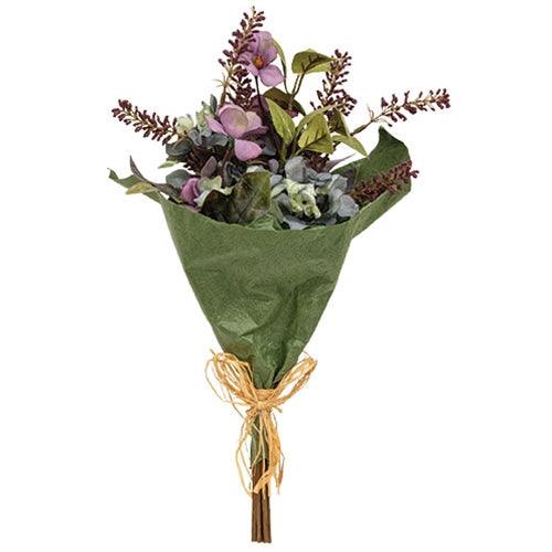 Hydrangea & Pine Cone Bouquet 15 - The Fox Decor