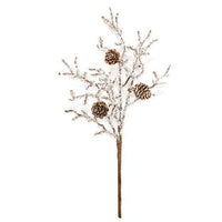 Frozen Twigs & Pine Pick 14 - The Fox Decor
