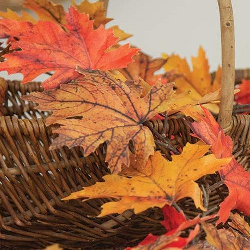 Fall Maple Leaf Garland 8ft - The Fox Decor