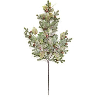 Thumbnail for Snowy Fittonia Pine & Berries Spray 28 - The Fox Decor