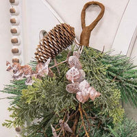 Icy Woodland Pine & Eucalyptus Teardrop - The Fox Decor
