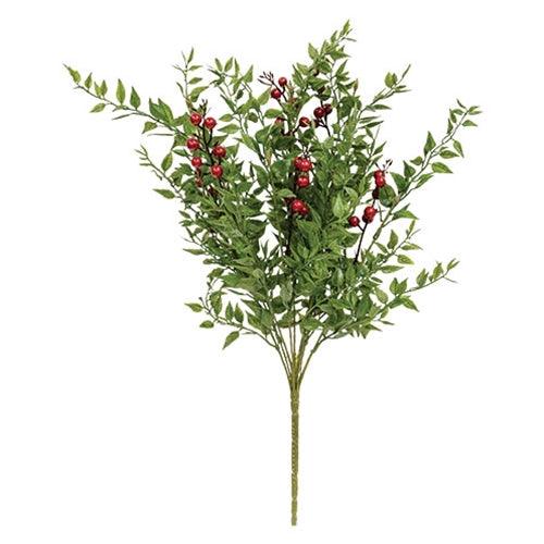 Lady Ruscus & Berries Bush 12 - The Fox Decor