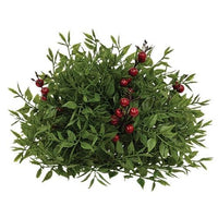 Lady Ruscus & Berries Half Sphere 65 - The Fox Decor