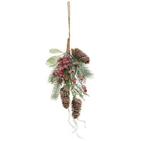 Thumbnail for Glittered Hanging Pine & Berry Bough 13 - The Fox Decor