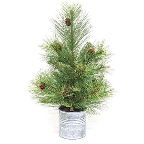 Forest Path Pine Tree in Pail 18 - The Fox Decor