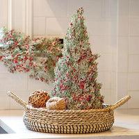 Frosted Pepper Berry and Pine Cone Tree 16 - The Fox Decor