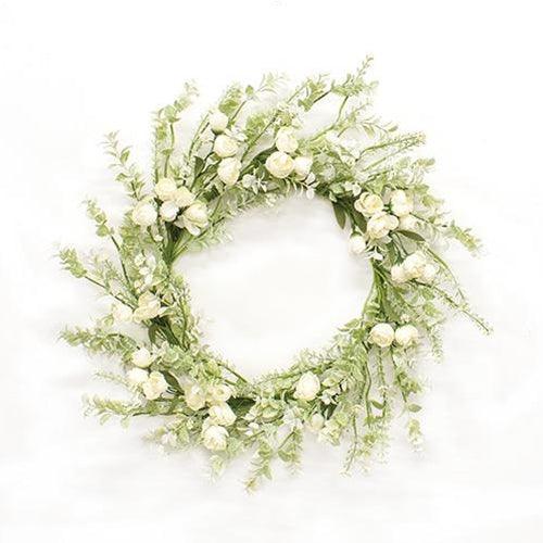 Bridal Rose Blossom Wreath - The Fox Decor
