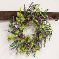 Amethyst Garden Wreath - The Fox Decor