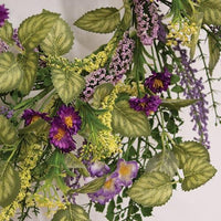 Amethyst Garden Wreath - The Fox Decor