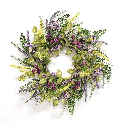 Amethyst Garden Wreath - The Fox Decor