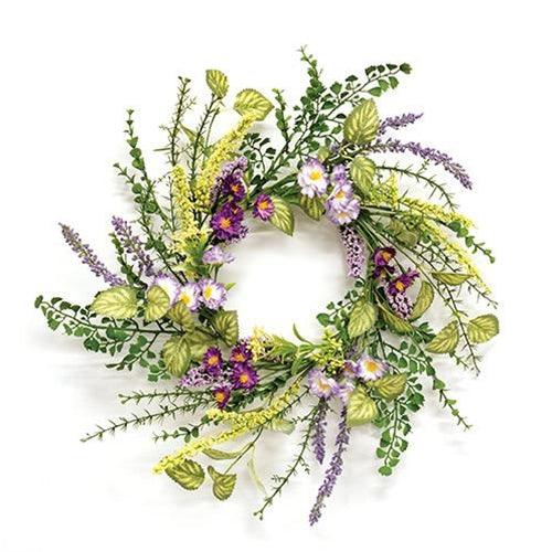 Amethyst Garden Candle Ring - The Fox Decor