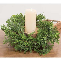 Heritage Boxwood Candle Ring 65 - The Fox Decor