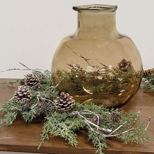 Durham Cedar Birch Pinecone Garland 5ft