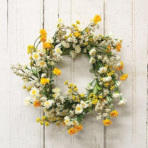 Sunny Buds & Astilbe Candle Ring - The Fox Decor