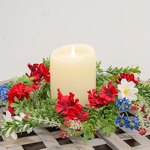 Americana Beauty Candle Ring 65 - The Fox Decor