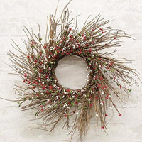 Holiday Combo Pip Twig Wreath 16 - The Fox Decor