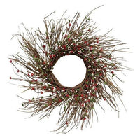 Holiday Combo Pip Twig Wreath 16 - The Fox Decor