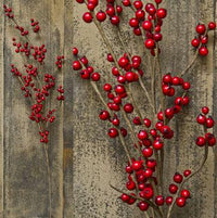 Red Berry Spray - The Fox Decor