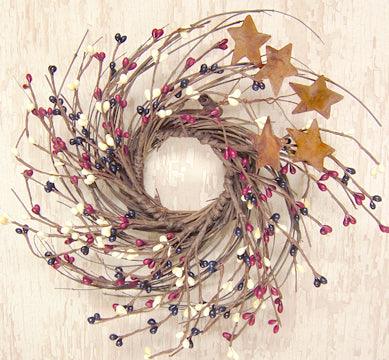 10 Country Mix Pip & Twig Wreath - The Fox Decor