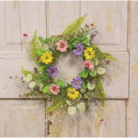 Spring Mix Blossoms Wreath - The Fox Decor