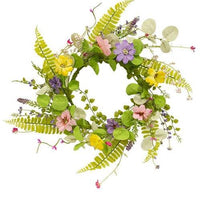Spring Mix Blossoms Wreath - The Fox Decor