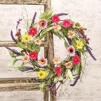 Thumbnail for Spring Mix Daisy Wreath - The Fox Decor