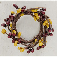 15 Burgundy Gold Mini Pip Ring - The Fox Decor