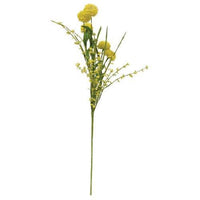 Thistle Heather Ball Spray Yellow - The Fox Decor