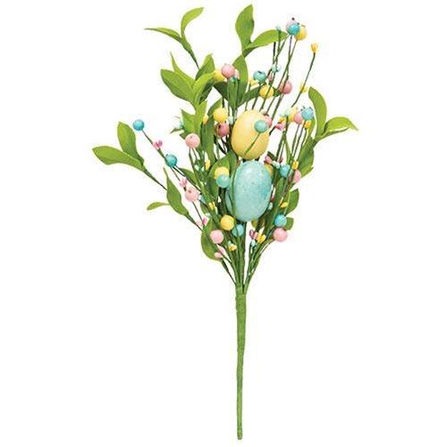 Easter Eggs & Herb Leaves Bush - The Fox Decor