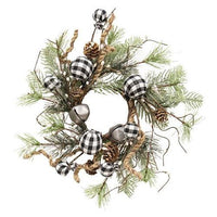 Black & White Country Gingham Bells Ring 12 - The Fox Decor