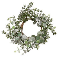 Snowy Eucalyptus Wreath 18 - The Fox Decor