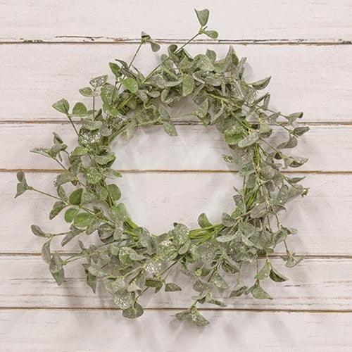 Sparkle Silver Dollar Leaves Wreath 22 - The Fox Decor