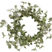 Sparkle Silver Dollar Leaves Wreath 22 - The Fox Decor
