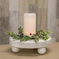 Thumbnail for Snowy Boxwood & Berry Ring - The Fox Decor
